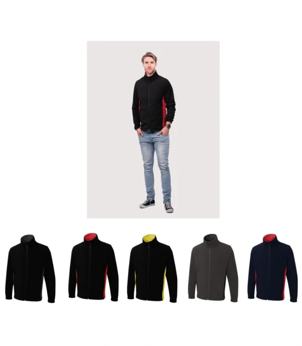 Uneek UC617   Two Tone Full Zip Fleece